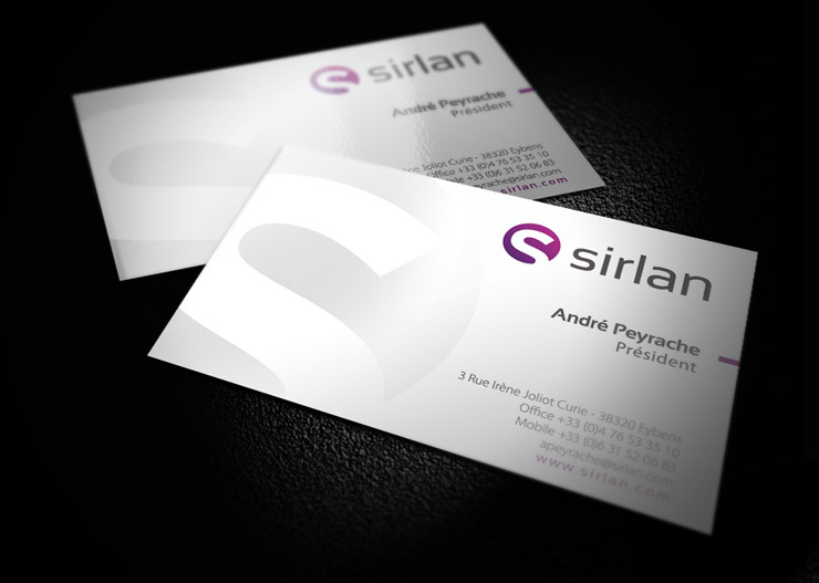 Cartes de visite Sirlan Technologies
